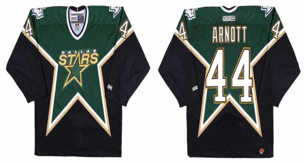 2019 Men Dallas Stars 44 Arnott Black CCM NHL jerseys